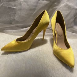 Women’s Yellow Aldo Heels