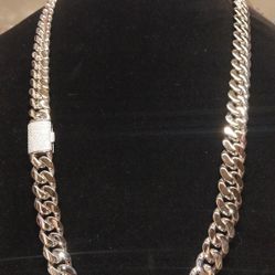 New 30inch Cubin Link Chain W/ Bracelet 