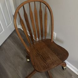 Wooden Rolling Chair 