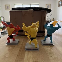 Buff Pokemon Anime Figurines