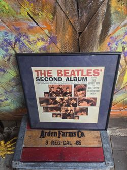 The Beatles' Second Album Framed Cover Art