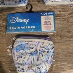12 Packs 3 In Each Kids Disney Cloth Frozen Masks