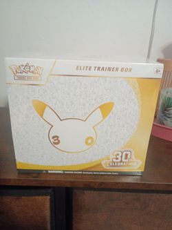 Brand new sealed 30th anniversary Pokemon cards