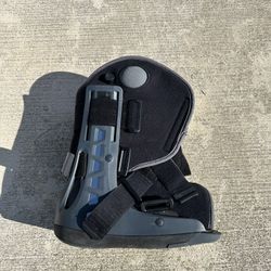 Knee Brace And Foot Boot
