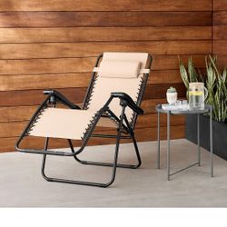 Outdoor Adjustable Zero Gravity Outdoor Lounge Chair