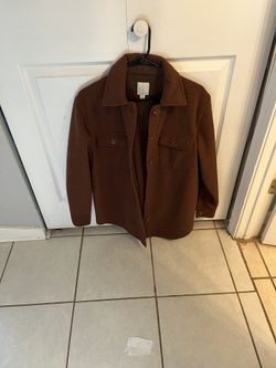Brown Women Button Up Long Sleeve