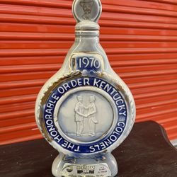 Vintage-1970 "Kentucky Colonel" Jim Beam Whiskey Decanter