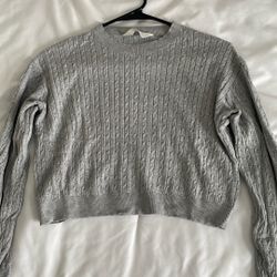 Girl’s H&M Cable-knit Sweater, Size 8/10