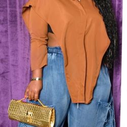 Cute Brown Women Shirt 