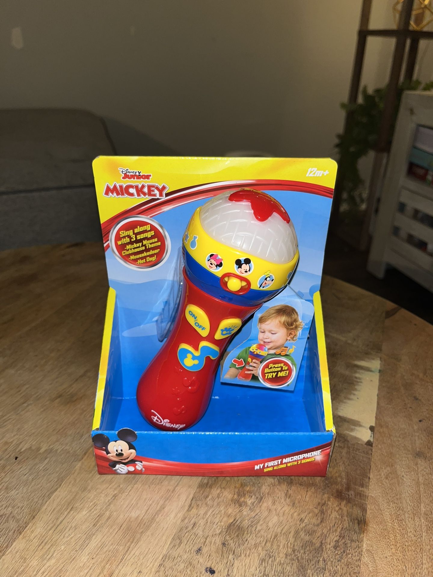 TWO Mickey Mouse Toy Microphone