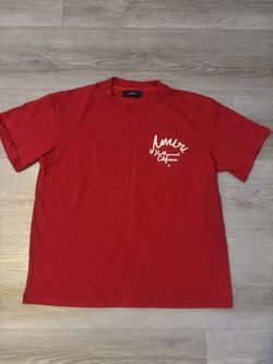 AMIRI RED SHIRT SIZE SMALL
