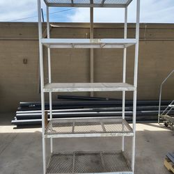 Heavy duty metal storage rack