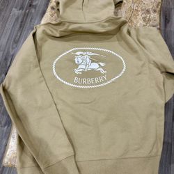 Burberry Men’s Simon Logo Cotton Hoodie Brand New!! Authentic!!