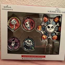 Nightmare before christmas ornaments
