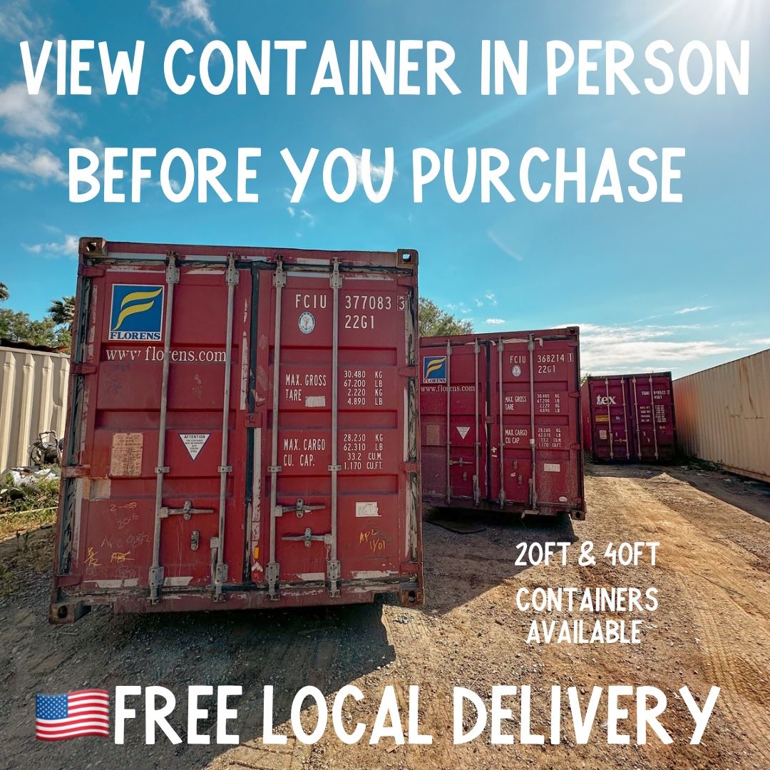 Shipping Container | 20ft Shipping Container | 20 Foot Shipping Container | Shed | Storage | Shipping | Conex | Container | 40ft Container 