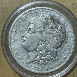 1873 Morgan Silver Dollar D