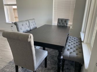 Dining table set, TV stand and Sideboard