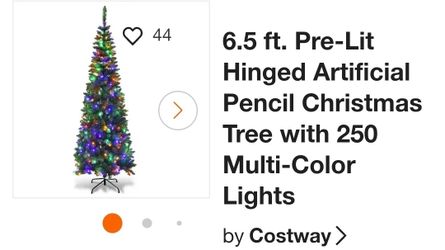 6.5ft Pre-lit Christmas Tree