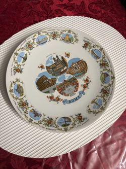 Roma Italy Souvenir Decorative Plate