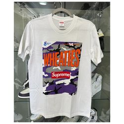SUPREME WHEATIES TEE SS21 White — SMALL