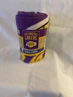 Los Angeles Lakers fleece blanket