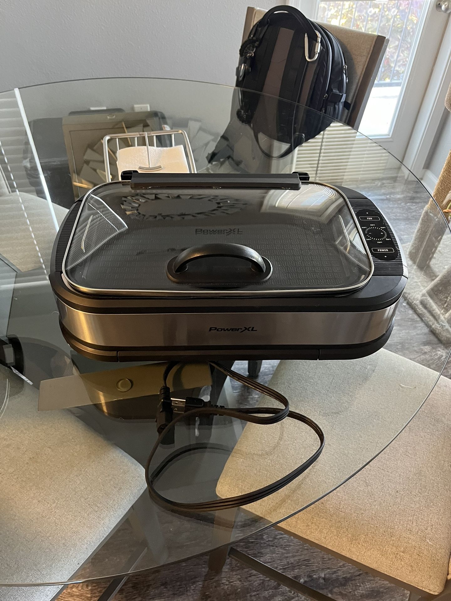 PowerXL Smokeless Indoor Grill With Hinged Glass Lid for Sale in Rancho Cucamonga, CA OfferUp
