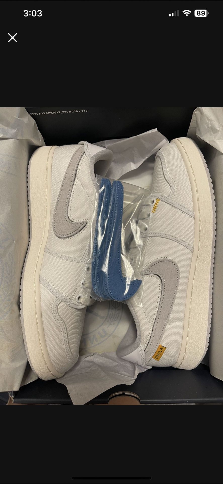 DS BRAND NEW JORDAN 1 LOW UNION SIZE 13