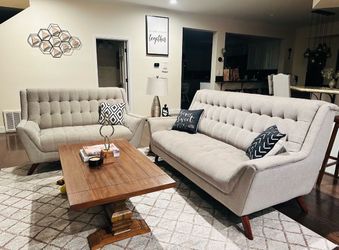 Contemporary Sofa Set - Excellent Condition!