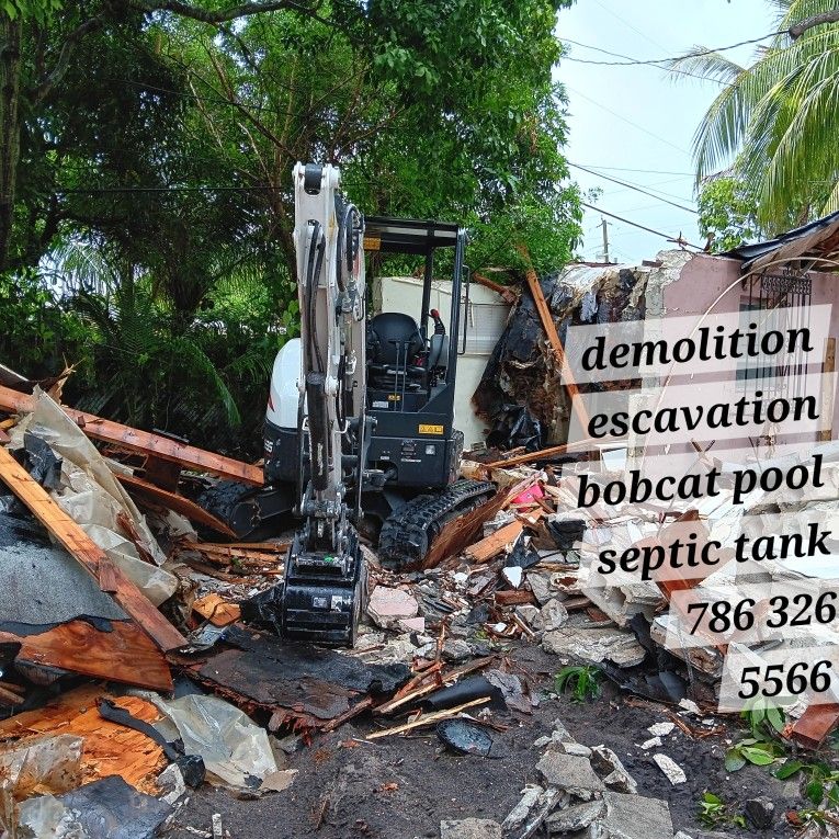 Bobcat Excavation Demolition