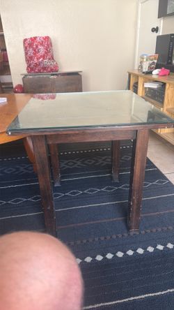 Small Table w/ Glass top