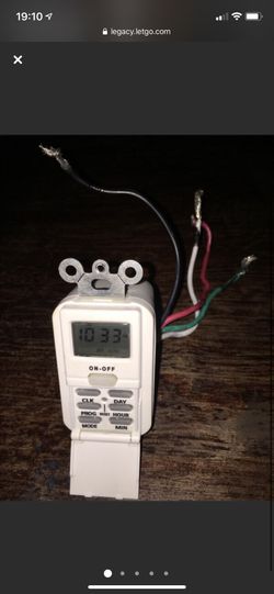 Intermatic In-Wall Programmable Digital Switch for Lights and Appliances