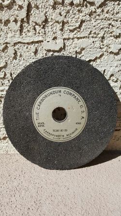 Vintage Carborundum Company U.S.A. 6" Masonry Circular Blade.