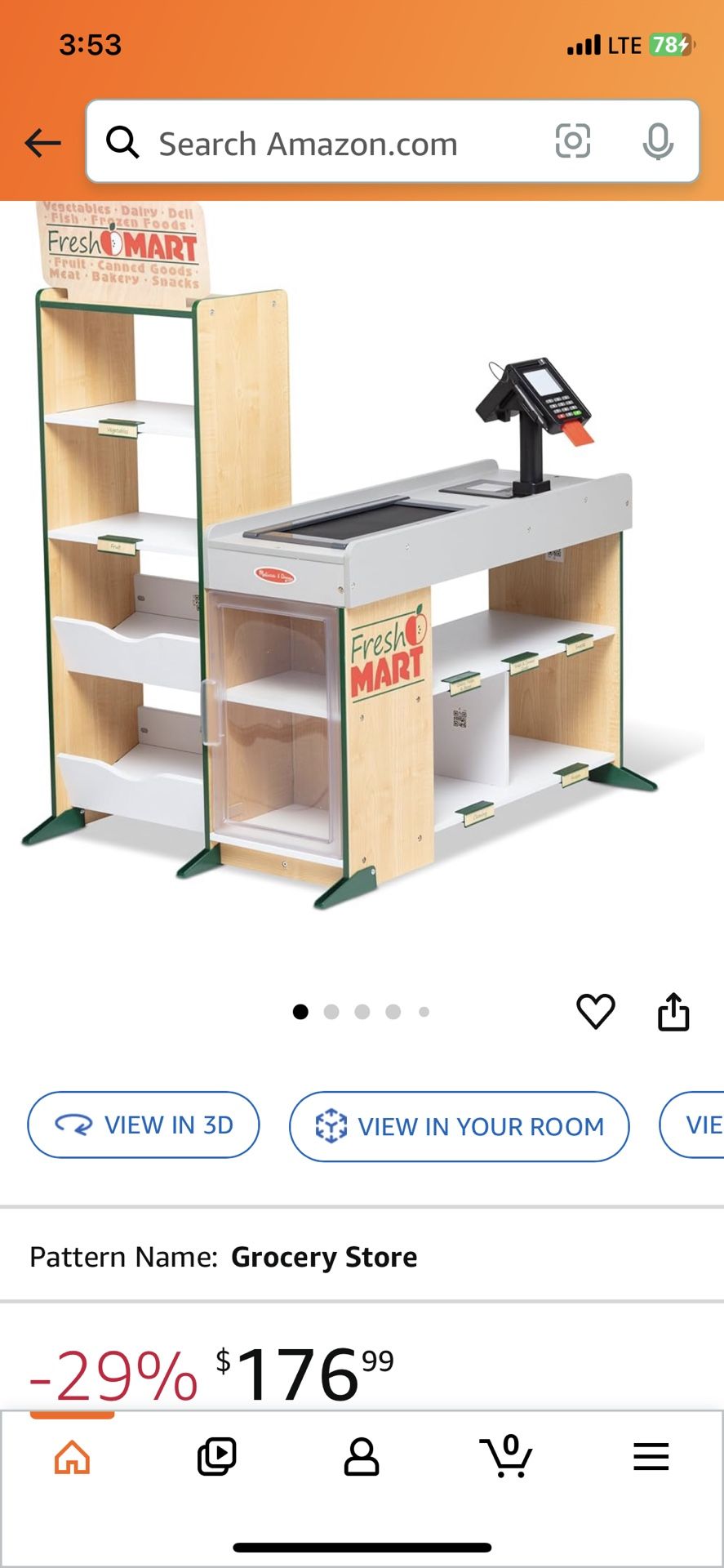 Melissa And Doug Fresh Mart Grocery Store