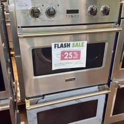 Viking 30” double wall oven