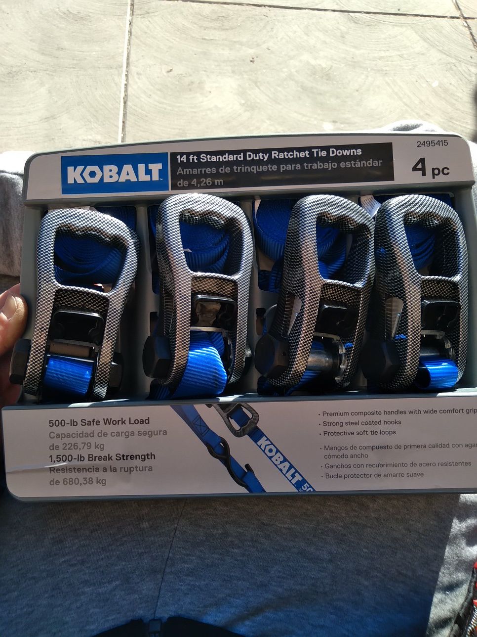 Kobalt 4pc. Tie Down Ratchet Set for Sale in Reno, NV OfferUp