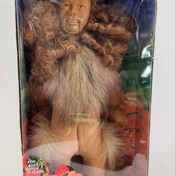 The Wizard of Oz Cowardly Lion Doll Yellow Brick Road Collection Trevco 1998