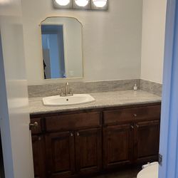 Gorgeous Mahogany Wood Vanity 