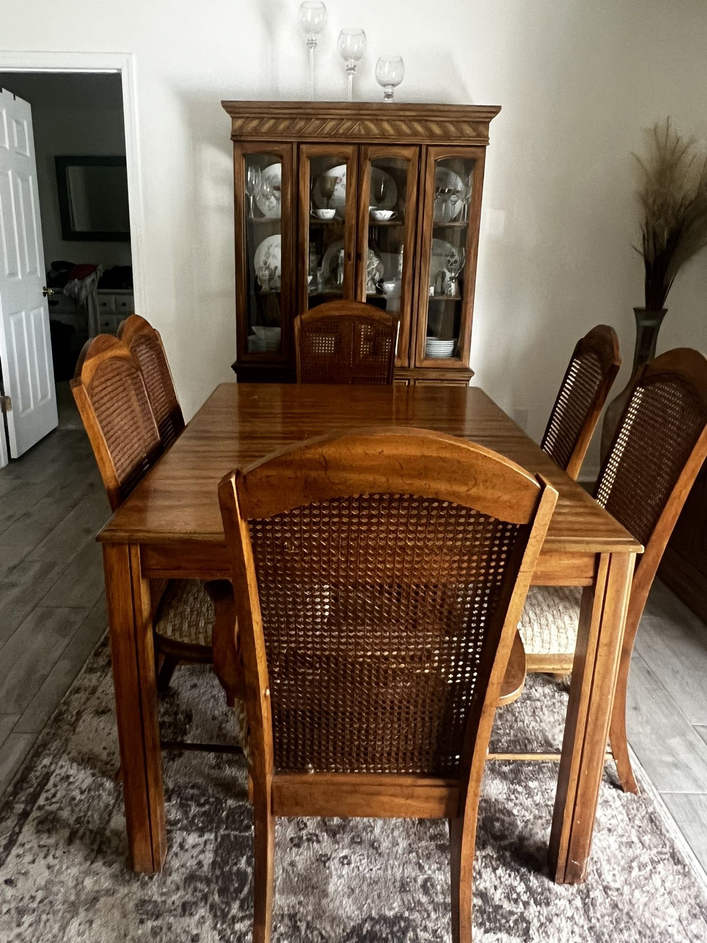 Dining Room Table And Six Chairs