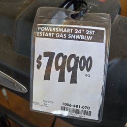 Snow blower brand new