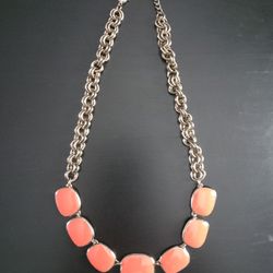 Banana Republic Coral Necklace SEE DESCRIPTION AND PHOTOS 