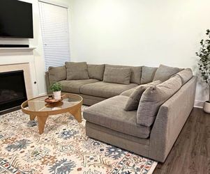 Arhaus Pavo Sectional in Gray great deal