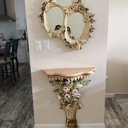 Mirror And Table