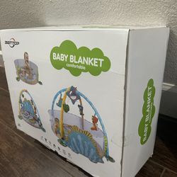 Baby Play Blanket And Toy Stroller Attachment