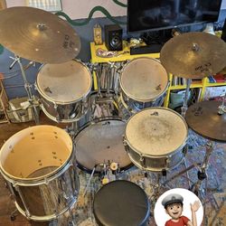 🔥 Pearl C. O. W. Drum Set Complete Drums