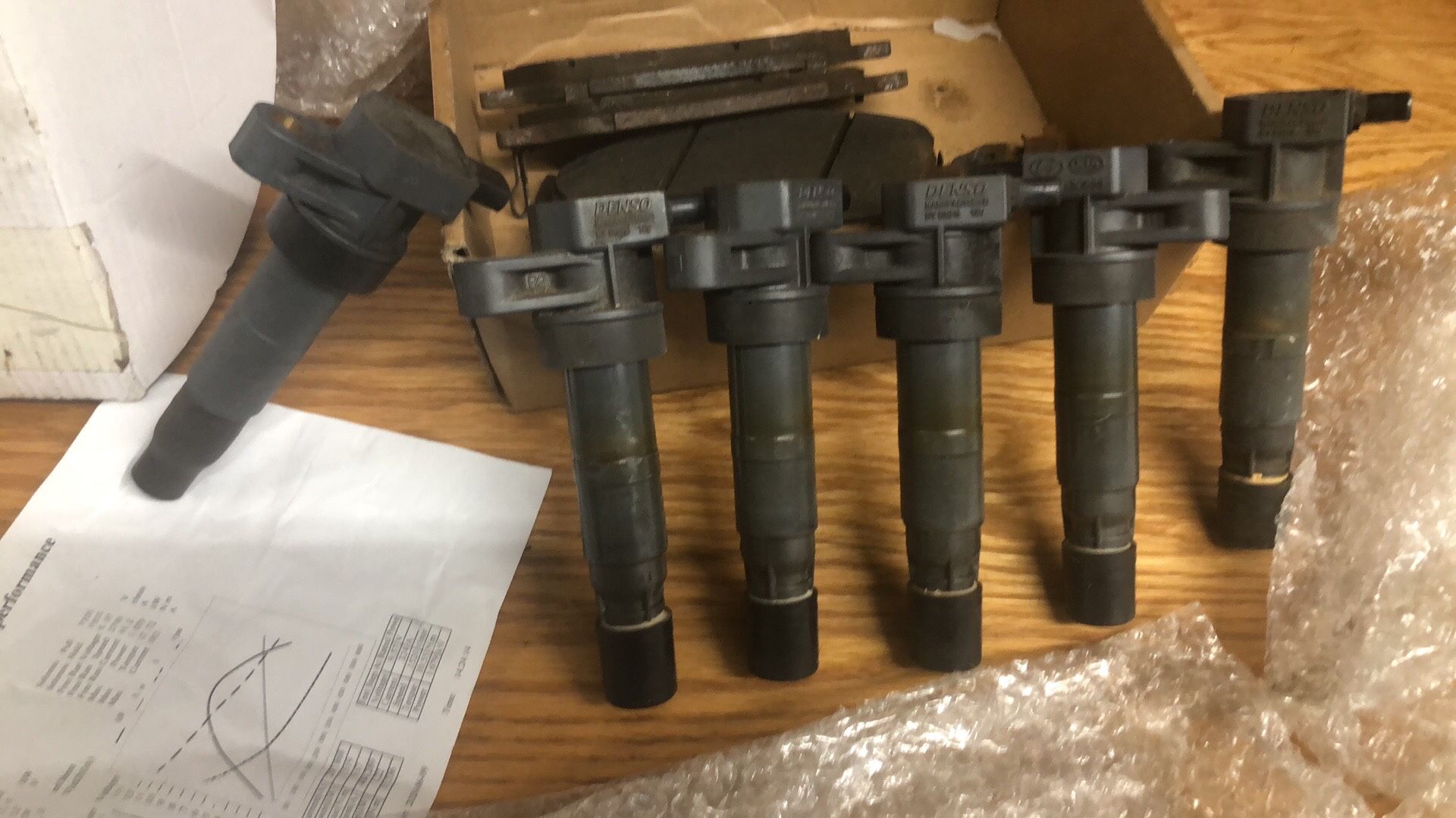 Original ignition coils for Santa Fe 2007. They are all good working condition.