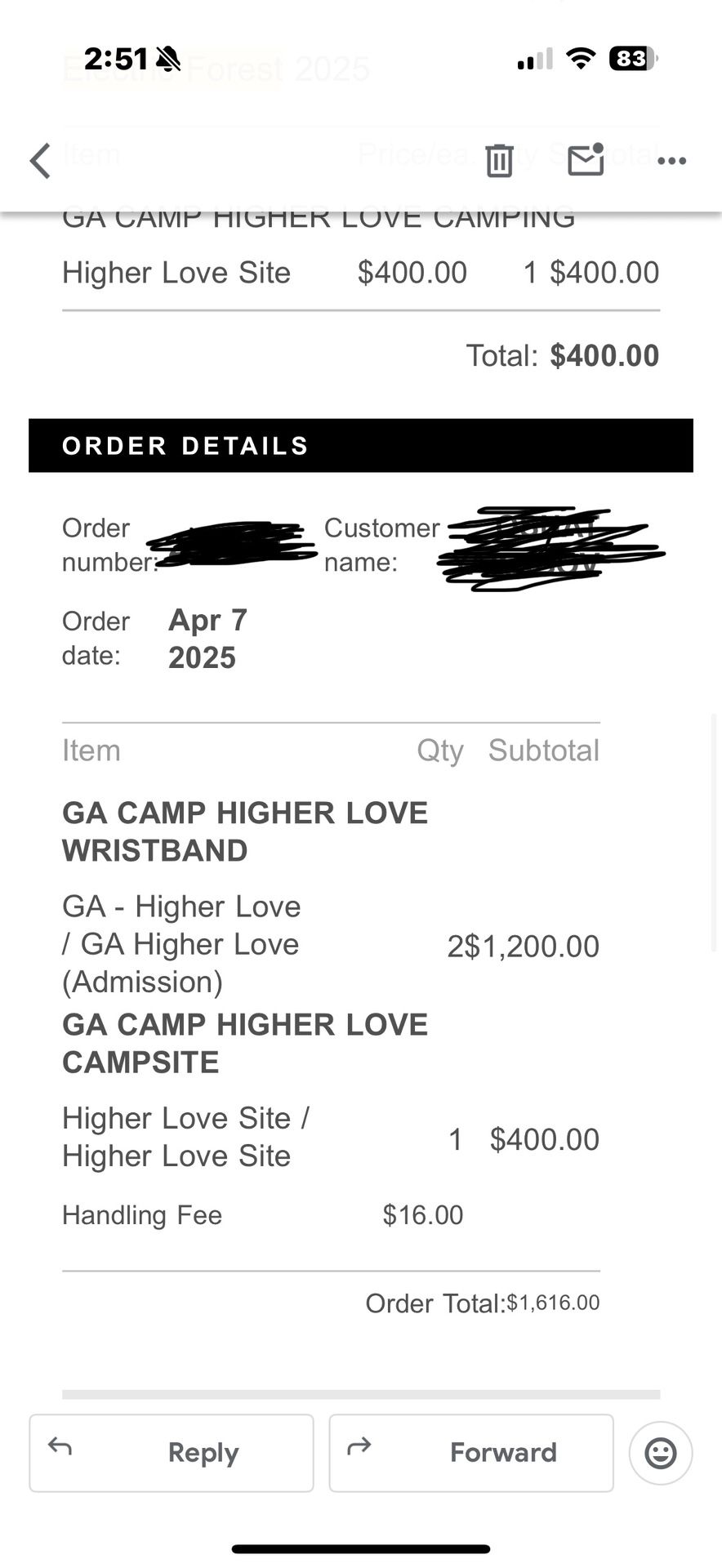 Electric Forest Higher Love