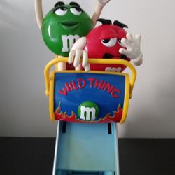 M&M Wild Things Roller Coaster Plastic Candy Dispenser - 11" Tall

