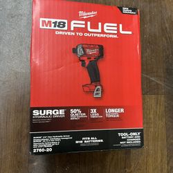 Milwaukee Fuel M18 Surge Impact Drill (tool Only) 