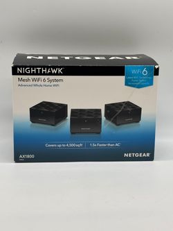 Netgear Nighthawk  Mesh Wifi 6 AX1800 MK63-100NAS
