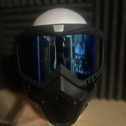 Iridescent tactical mask for airsoft and more